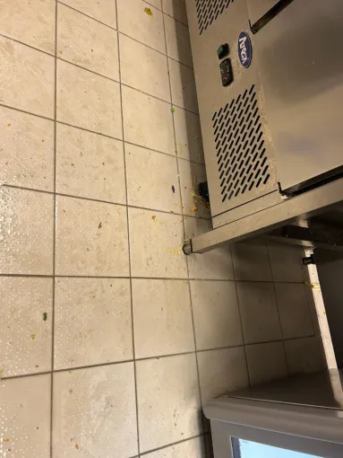 Sol de la cuisine avant intervention