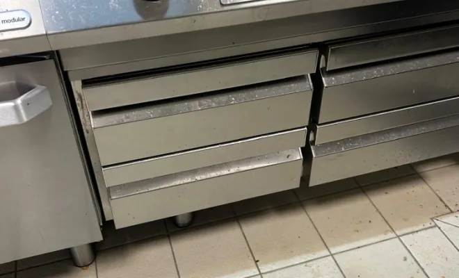 piano de cuisson avant intervention